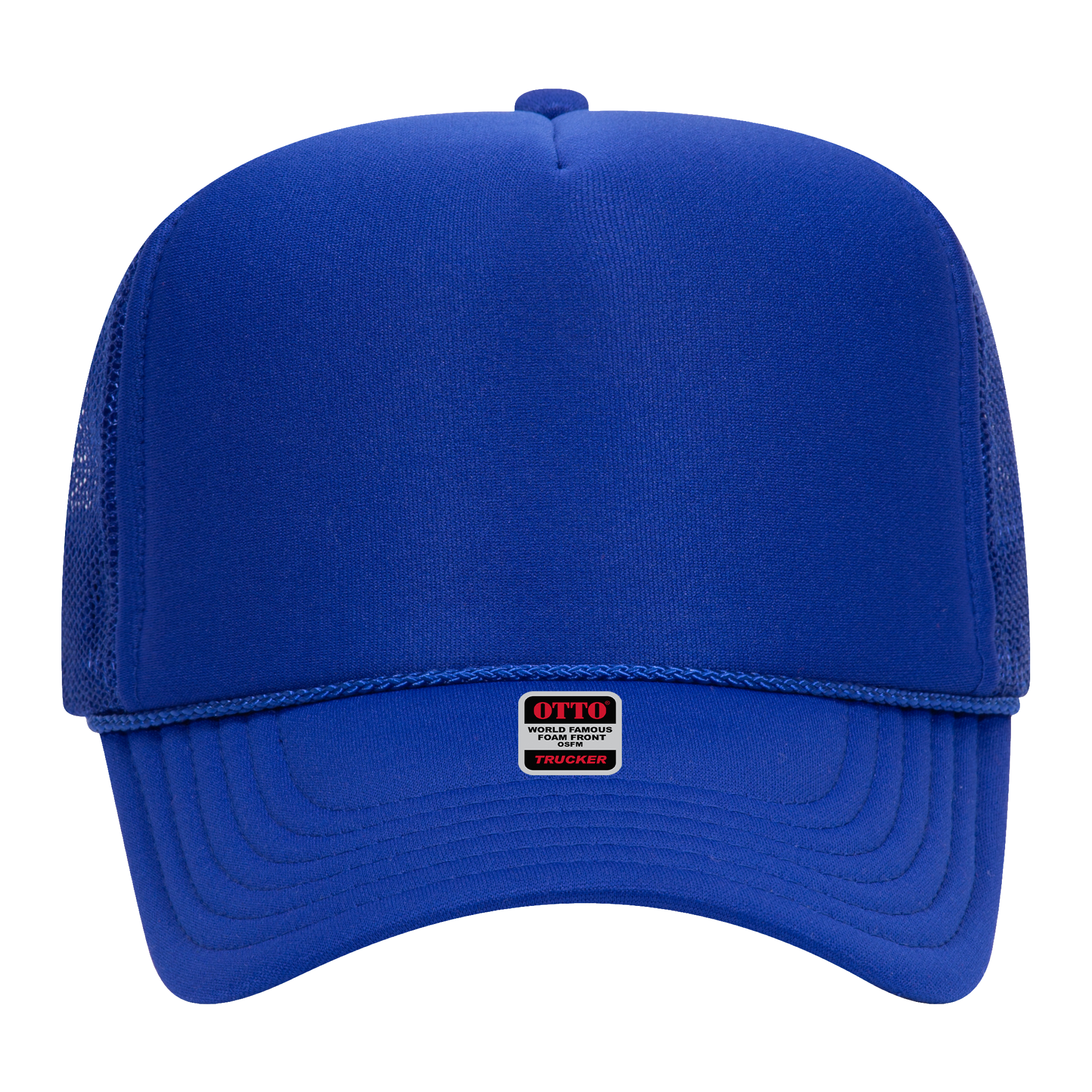 Panel High Hat Crown Five Back Front Mesh Design Own Your Apparel Trucker Foam OTTO Polyester