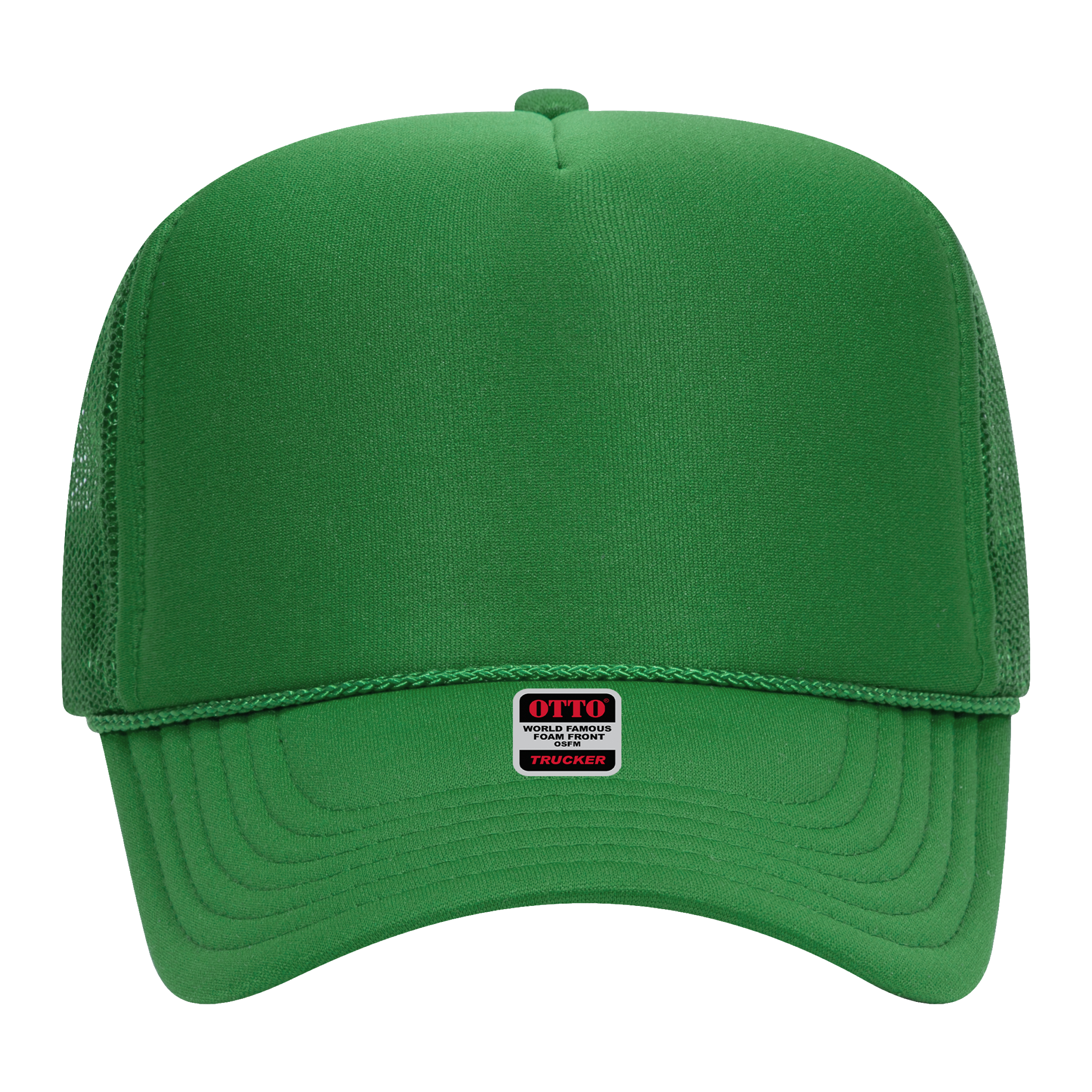 Polyester Foam Front Solid Color Five Panel High Crown Golf Style Mesh Back Caps Royal Wholesale Custom Printing & Embroidery